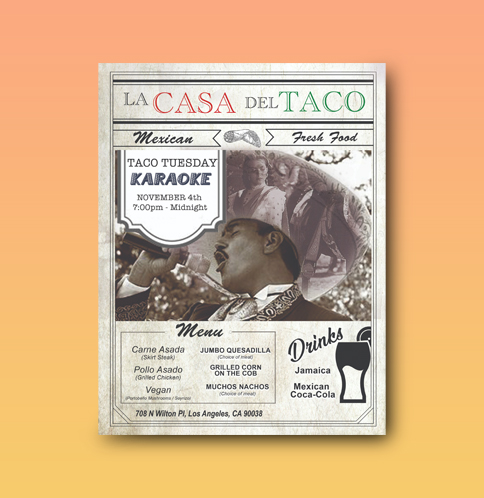 La Casa de Taco Ad
