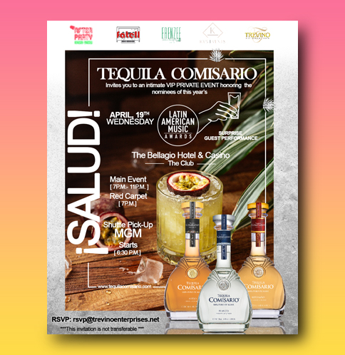 Tequila Comisario Latin Music Awards Ad