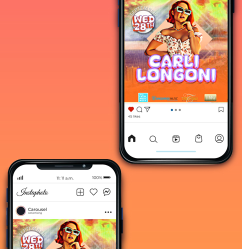Carli Longoni Social Media Ad